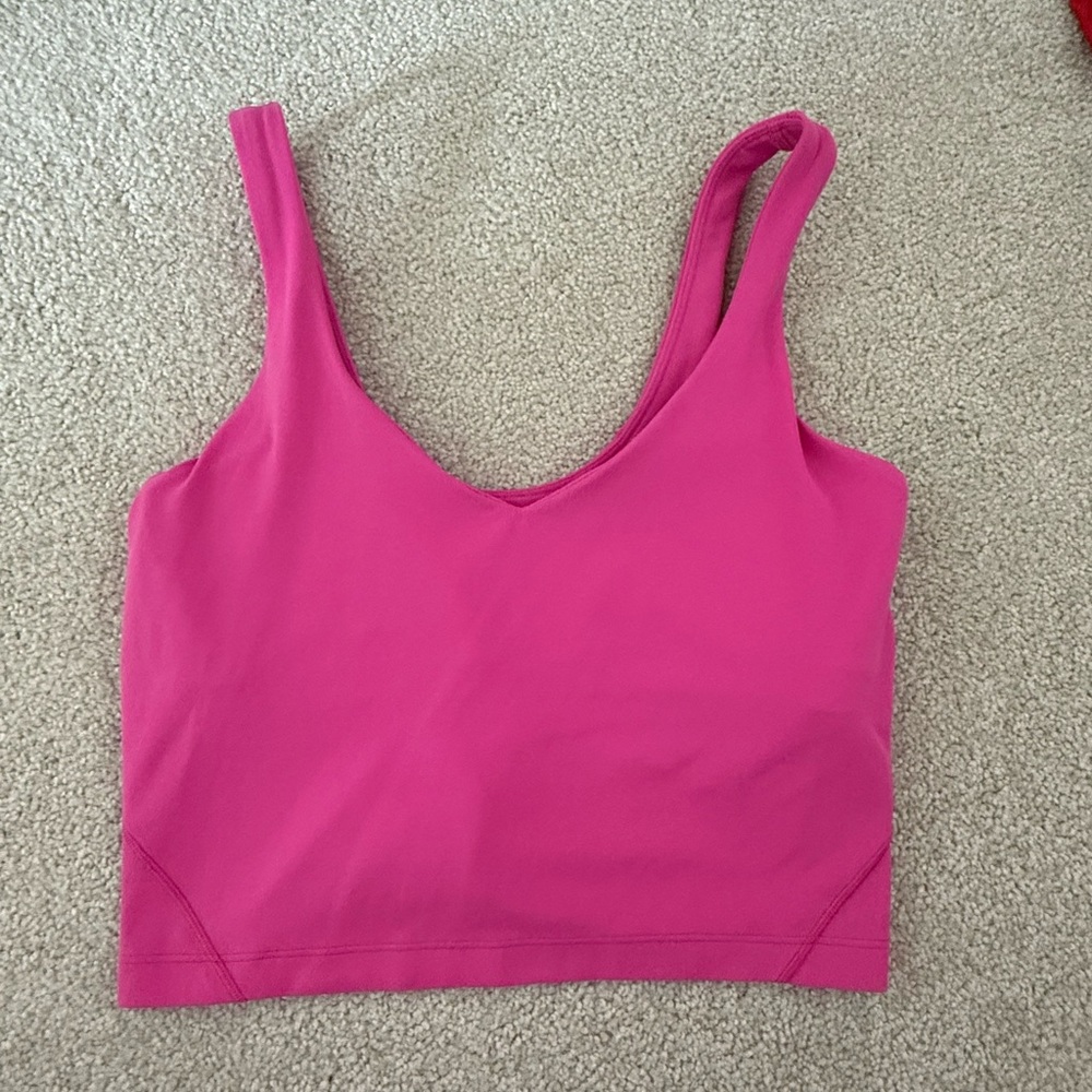 Lululemon sonic pink align tank